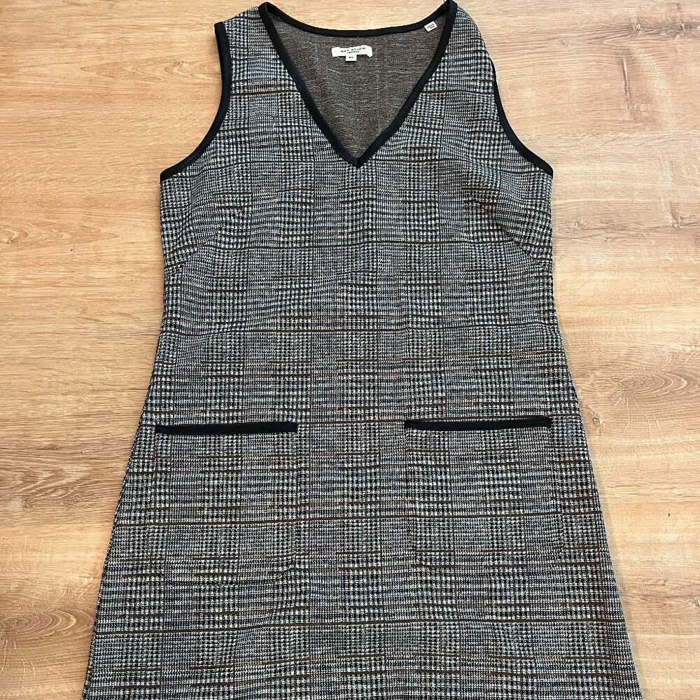 NEVER WORN Max Studio Gingham Jumper Sleveless Mini Dress XS